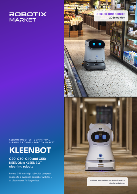 روبوت التنظيف الذاتي Keenon KLEENBOT C55 – كتيب المنتج