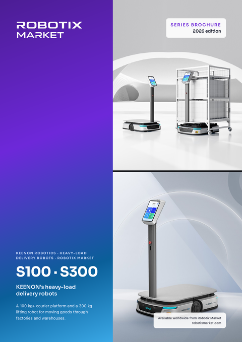 Keenon S100 Ağır Yük Kurye Robotu – Ürün Broşürü