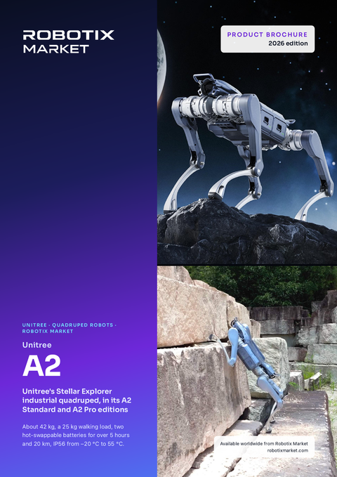 Unitree Robotics A2 Standard vierbeiniger Roboter – Produktbroschüre