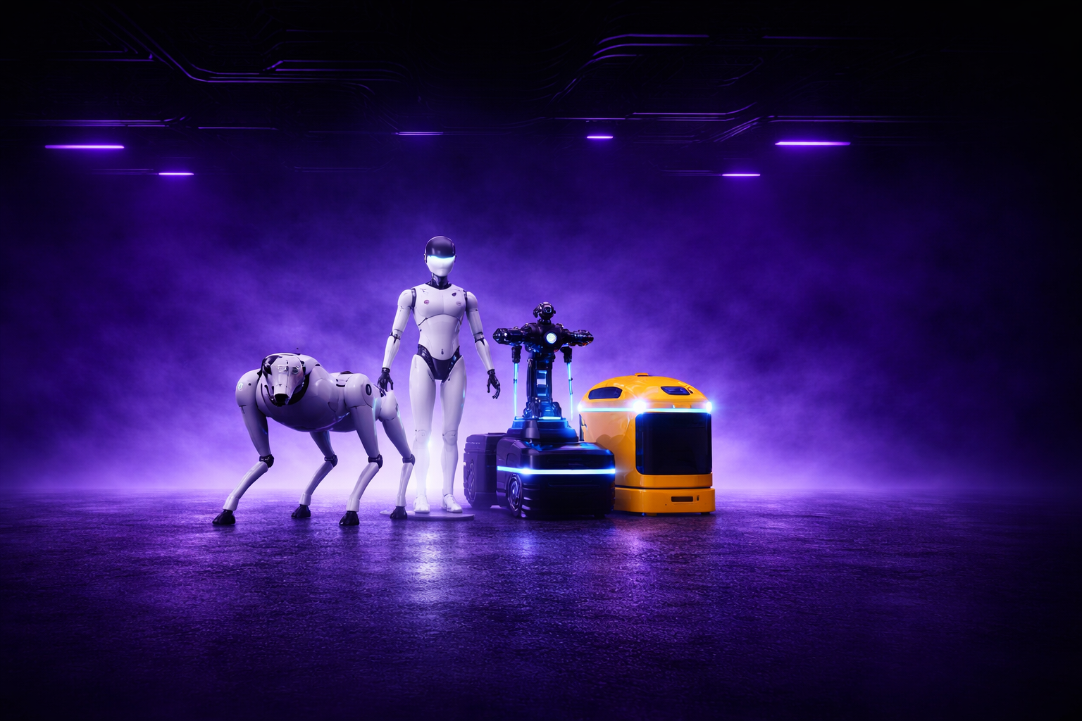 Different industrial robots