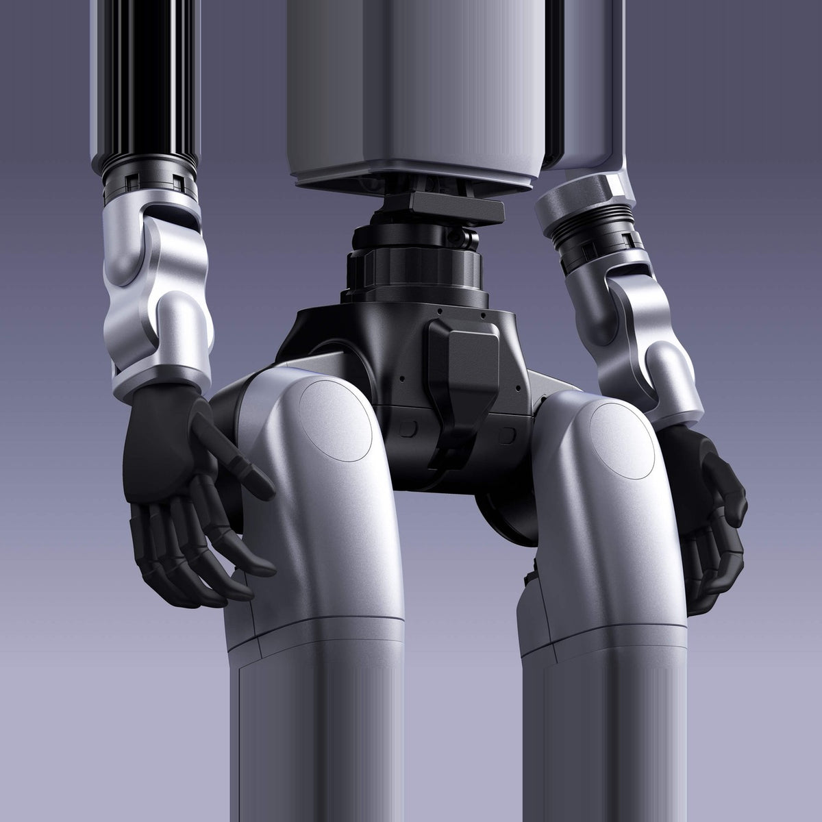 Unitree G1 dummy hands, fitted on the G1 Edu Plus U2